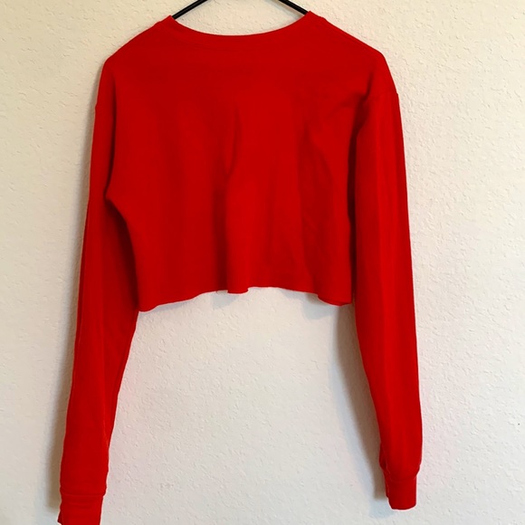 Gently used vintage inspired Coca Cola long sleeve crop. - Picture 3 of 5